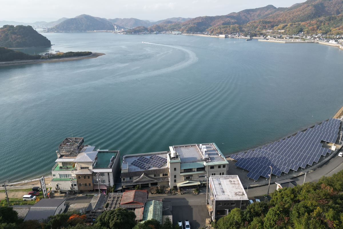 ひうち灘を一望するオーシャンビューの絶景
